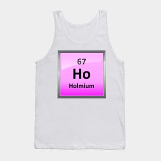 Holmium or Ho Periodic Table Element Symbol Tank Top